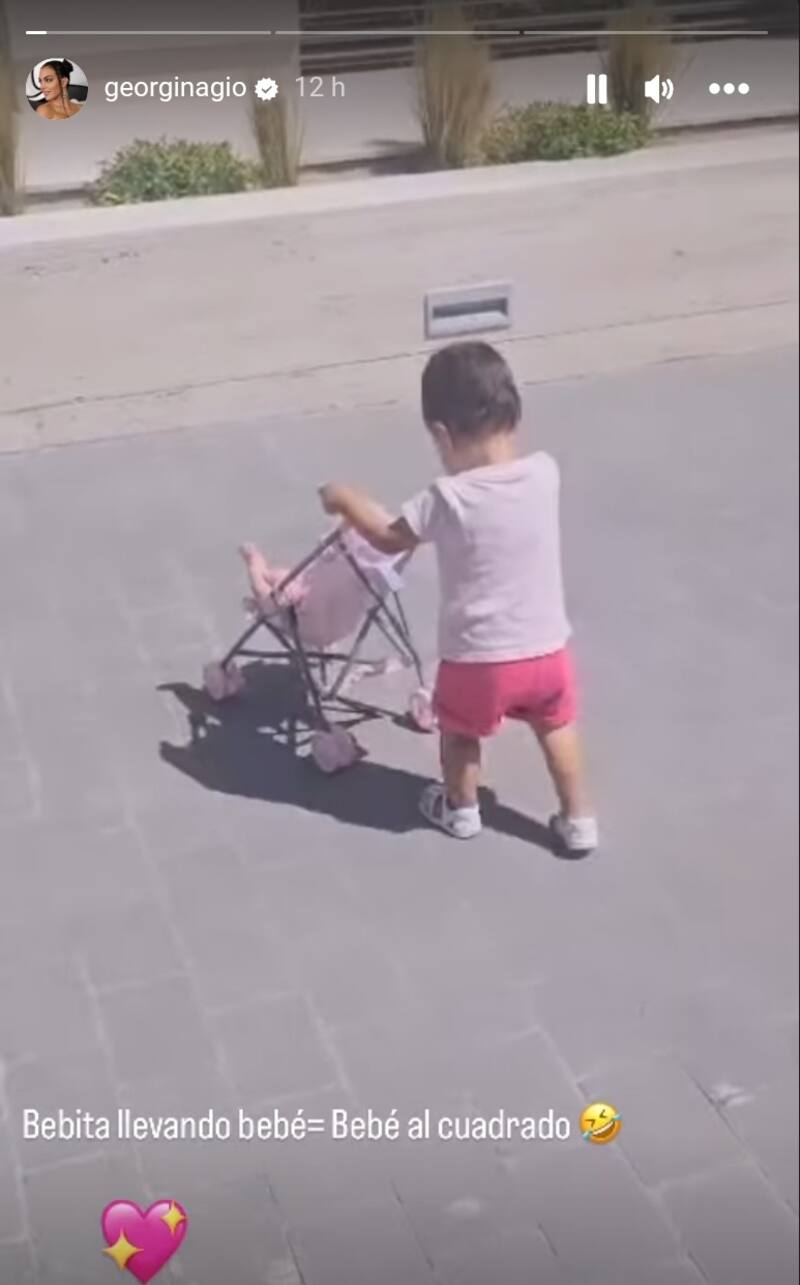 La hija de Cristiano Ronaldo y Georgina Rodríguez ya camina