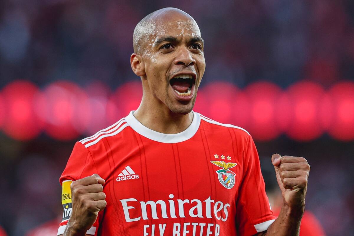 João Mário es la gran figura del Benfica. Crédito: @SLBenfica.
