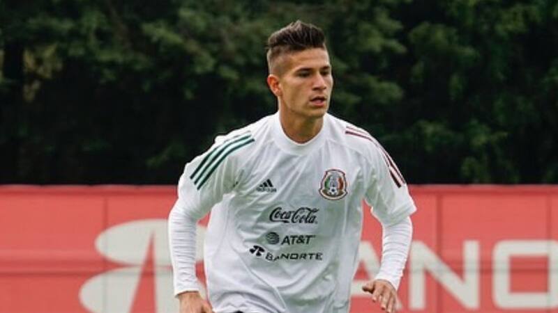 Benjamín Galdames, Selección de México Sub-23. Foto: Soy Refere.