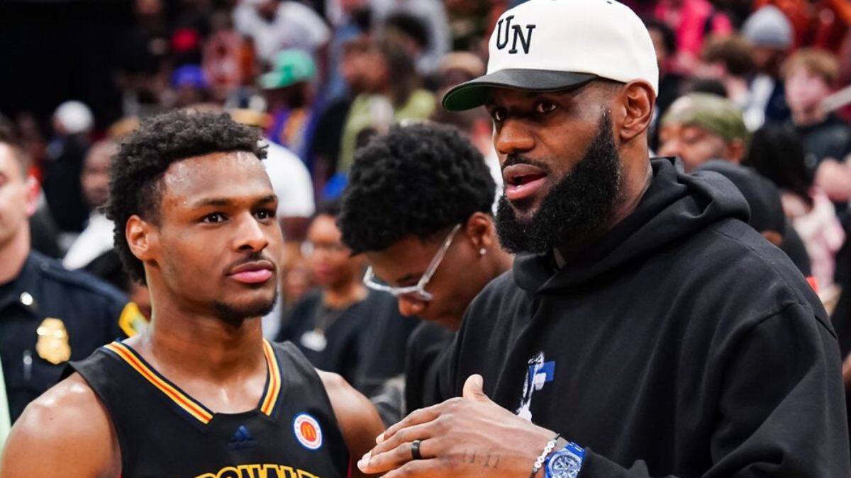 Bronny, hijo de LeBron James, fue trasladado de emergencia a un hospital tras sufrir paro cardiaco