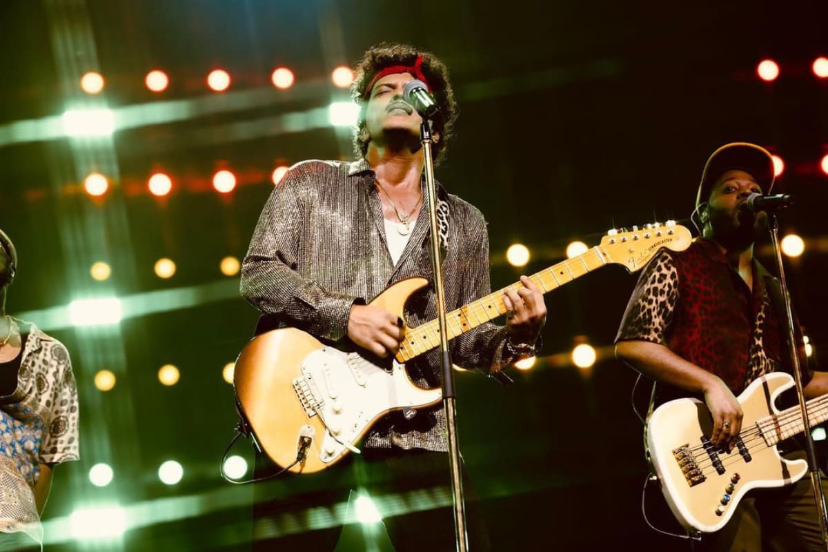 Bruno Mars se encontraba en Israel cuando comenzó el conflicto bélico.