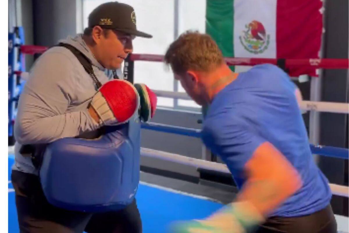 entrenando con Eddy Reynoso. (Captura de video)