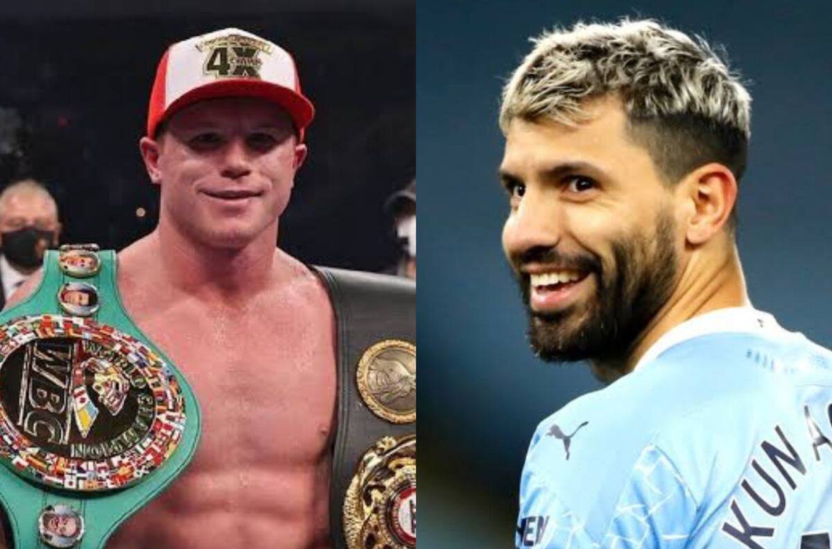 ‘Kun’ Agüero reconoció que tuvo miedo que ‘Canelo’ Álvarez lo golpeara tras defender a Messi