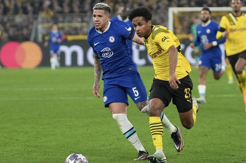 Chelsea vs Borussia Dortmund. Créditos: Twitter @BVB.