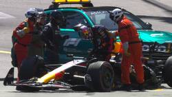 Checo Pérez sufrió duro accidente en la clasificación y partirá último en el GP de Mónaco