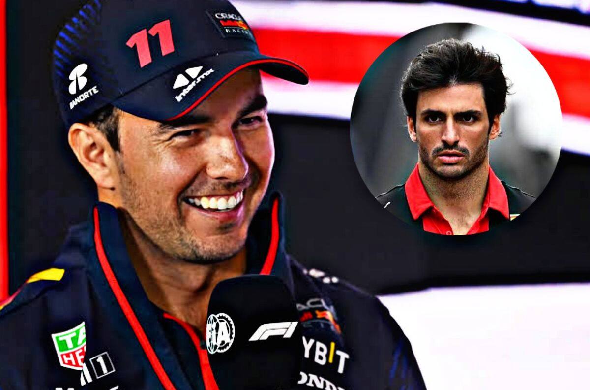 La “promesa” de Checo Pérez a Carlos Sainz para el Gran Premio de Gran Bretaña