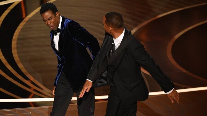 Chris Rock es abofeteado por Will Smith en los Oscar 2022