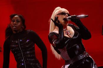 Christina Aguilera confirmó que era la gran estrella de este Festival 2023 con un vibrante show