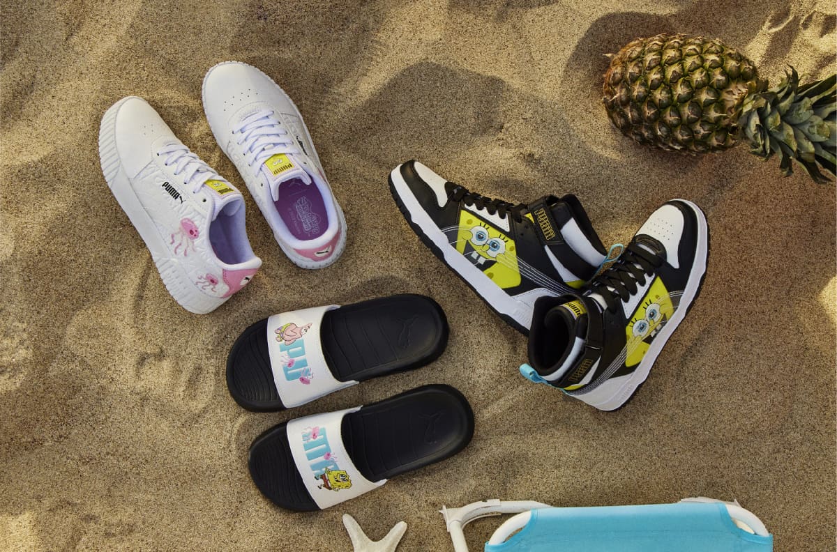 Así lucen los tenis que PUMA lanzará junto a Bob Esponja