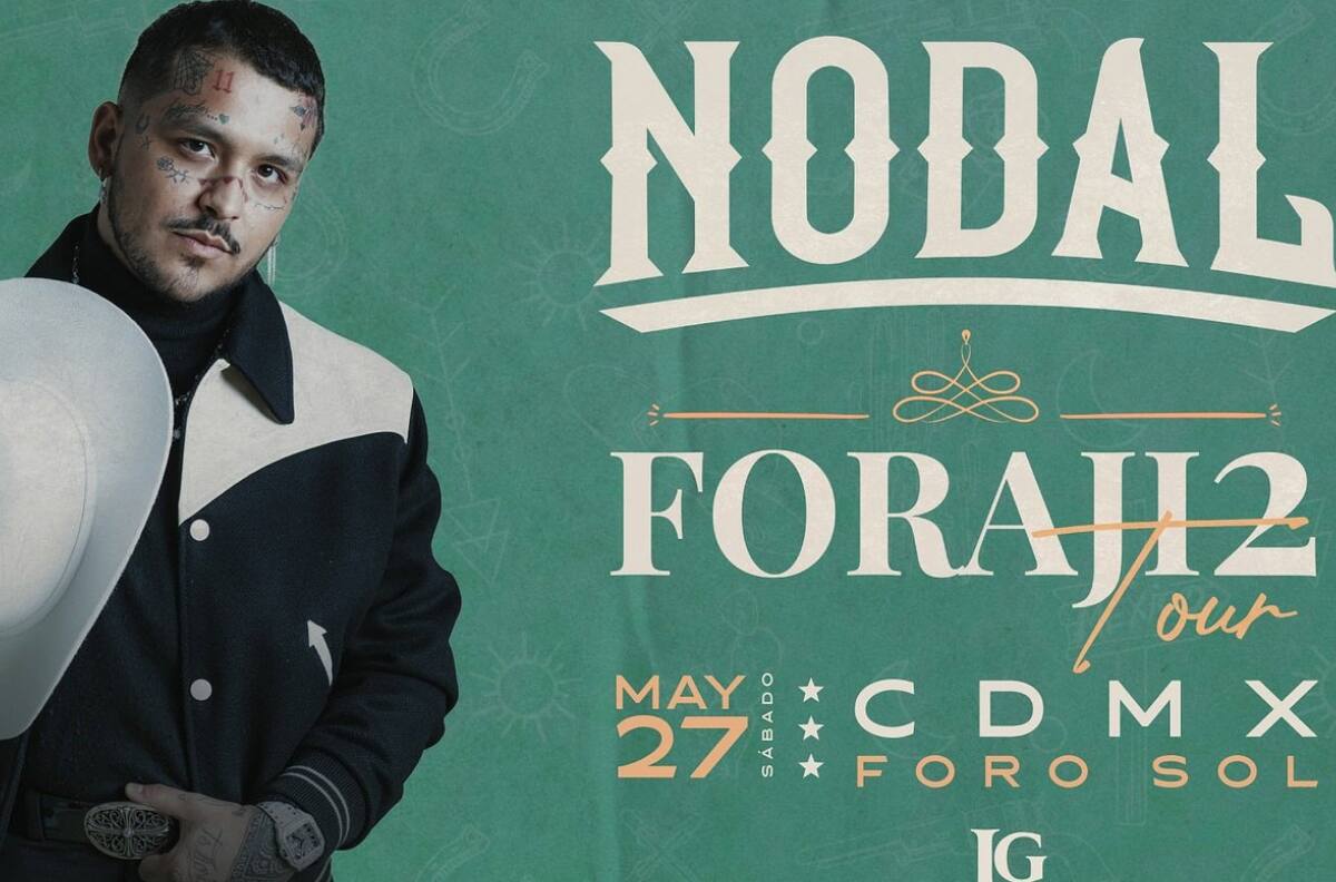 Estos son los precios para ver a Christian Nodal en el Foro Sol