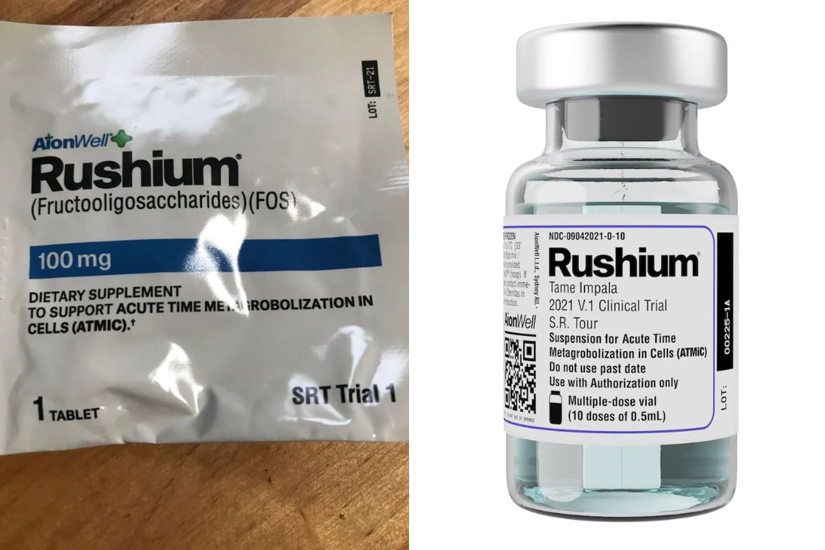 Conoce Rushium, el medicamento de Tame Impala.