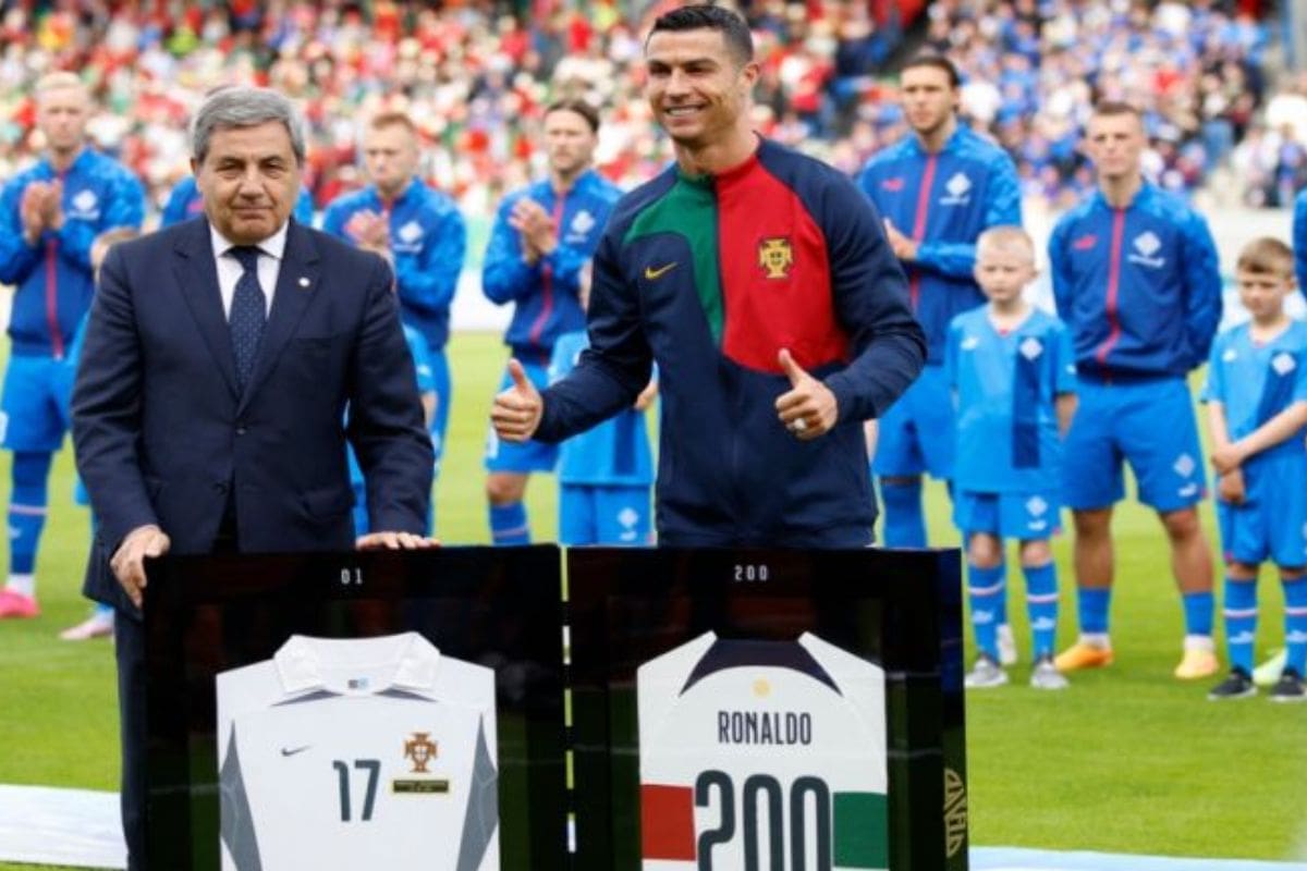 Cristiano Ronaldo rompió un nuevo récord. (EFE)
