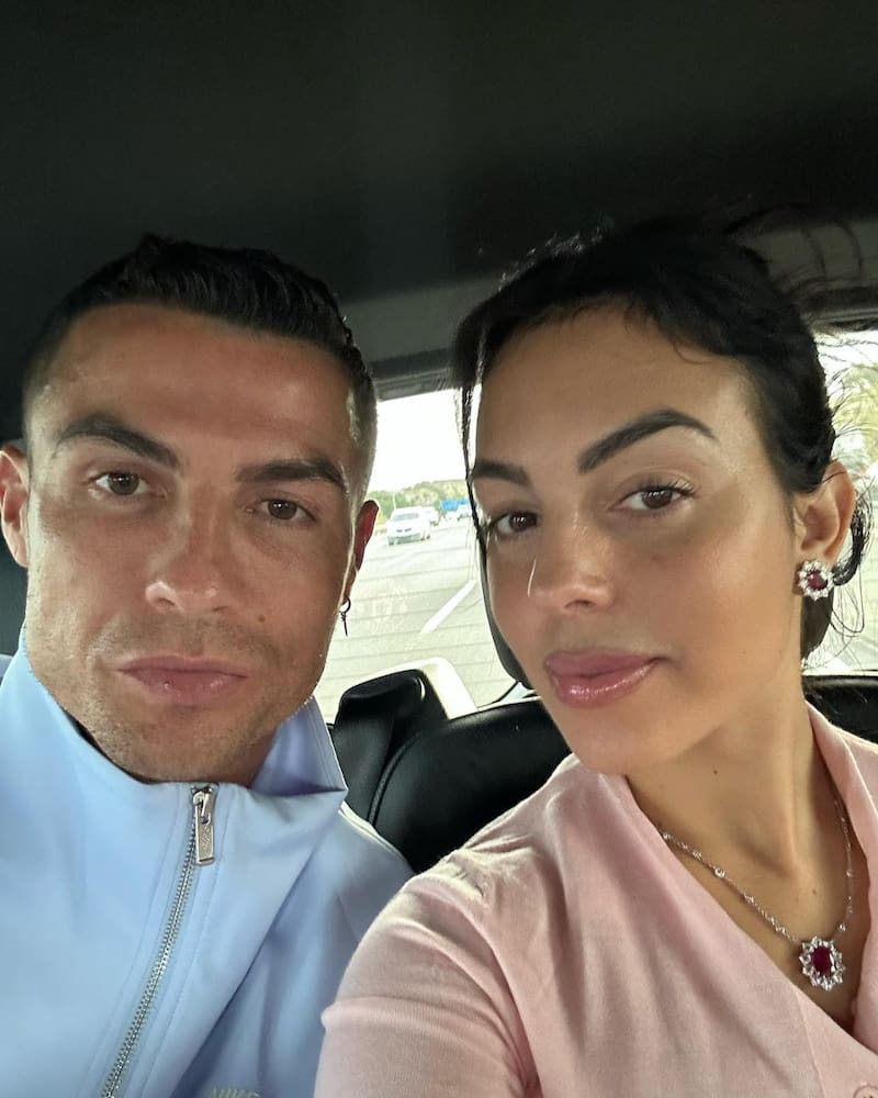 Cristiano Ronaldo y Georgina Rodríguez. Foto: @georginagio