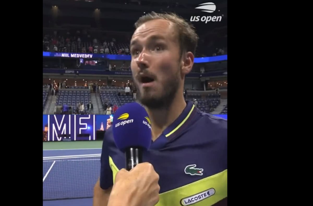 VIDEO | “Vamos, vamos, vamos”: Daniil Medvedev se burló de un hincha argentino en el US Open