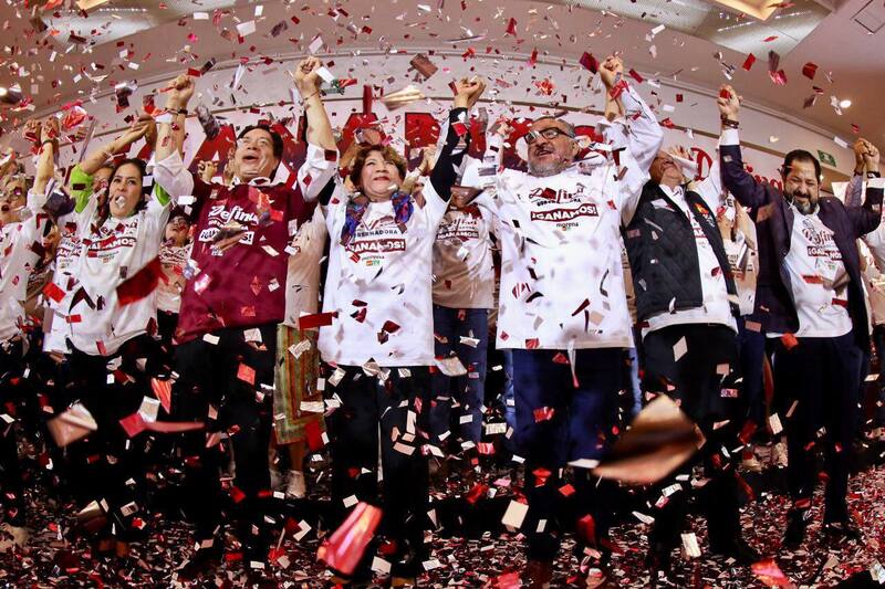 La educadora se convertirá en septiembre en la primera mujer gobernadora de EdoMex. (Foto: Twitter Delfina Gómez)