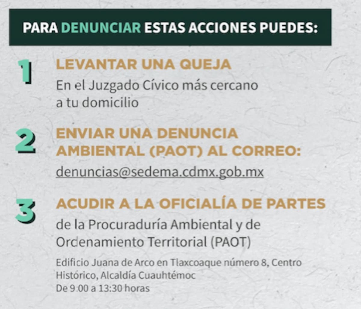 Denuncias por tirar basura en CDMX.