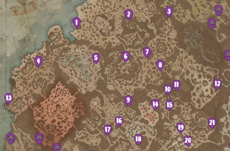 Estas son las mazmorras ubicadas en las Estepas Adustas. Créditos: Tecno Game - Blizzard.