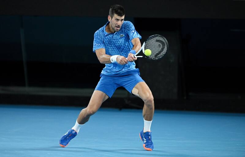 El tenista serbio Novak Djokovic, en una foto de archivo.EFE/James Ross AUSTRALIA AND NEW ZEALAND OUT