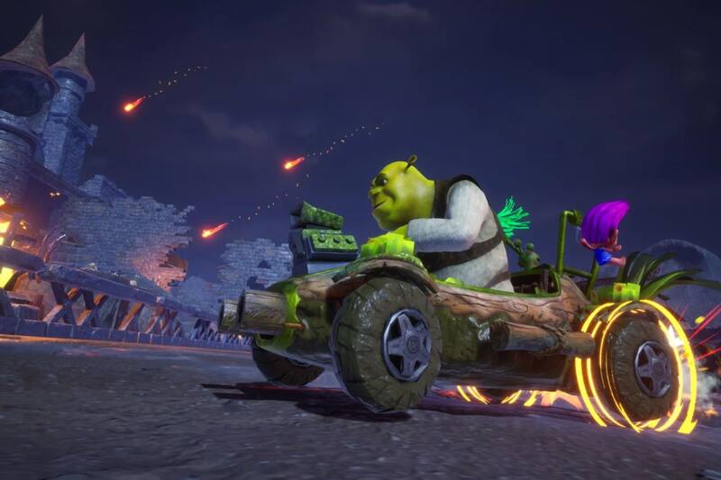Mira cómo será este nuevo Mario Kart con Shrek.