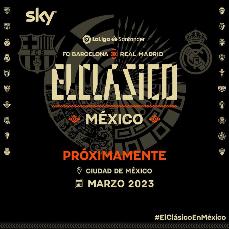 Se trata de un evento para ver el partido entre Real Madrid y FC Barcelona.