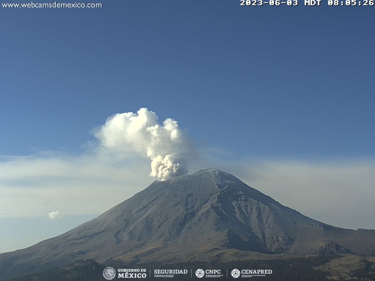 El Semáforo de Alerta Volcánica se mantiene en Amarillo Fase 3.