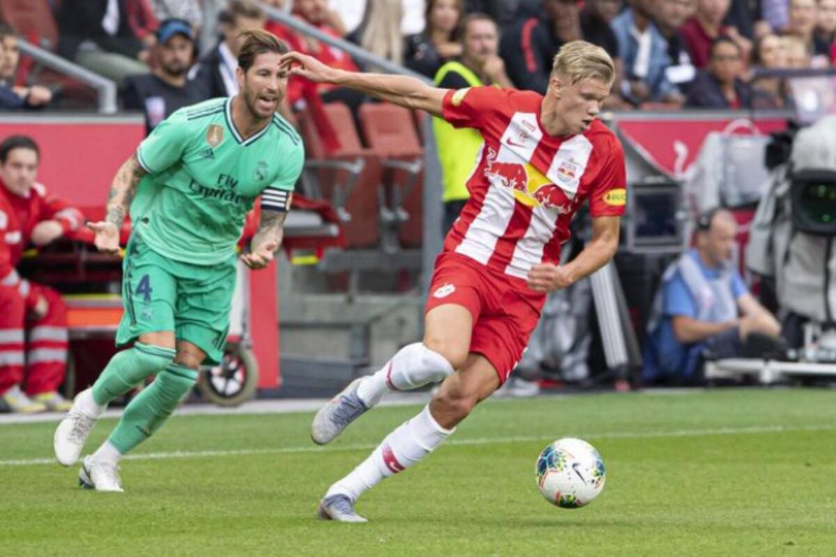 El noruego marcó 29 goles en 27 partidos en su paso por el Salzburgo.