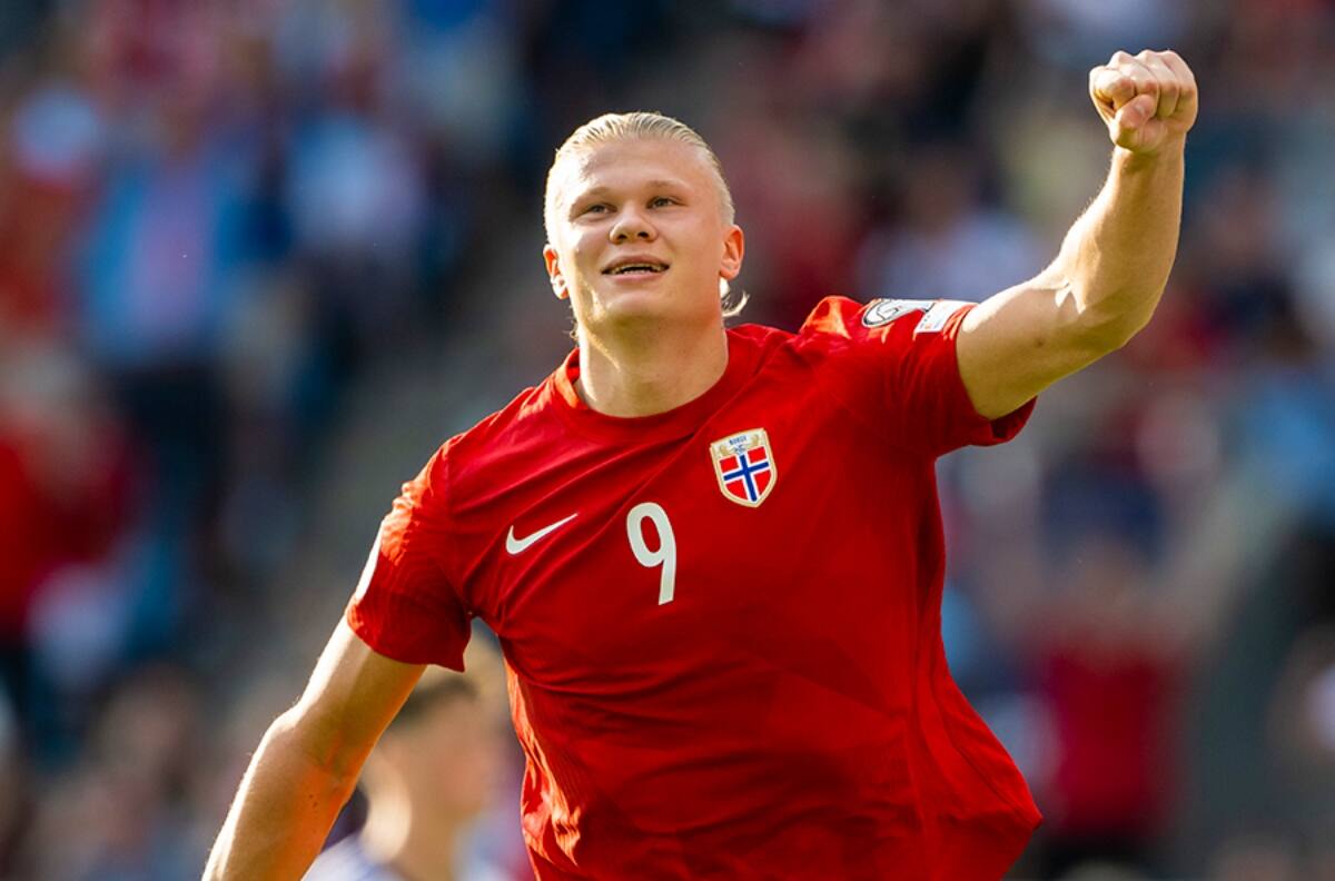VIDEO | El doblete de Erling Haaland en la victoria de Noruega frente a Chipre
