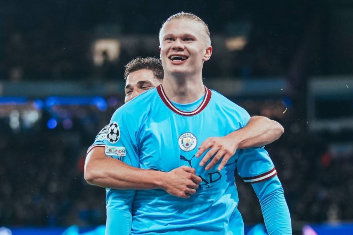 El delantero noruego suma 32 goles en 28 partidos en Premier League.