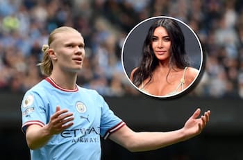 La “maldición” de Kim Kardashian que amenaza a Erling Haaland y Manchester City esta temporada
