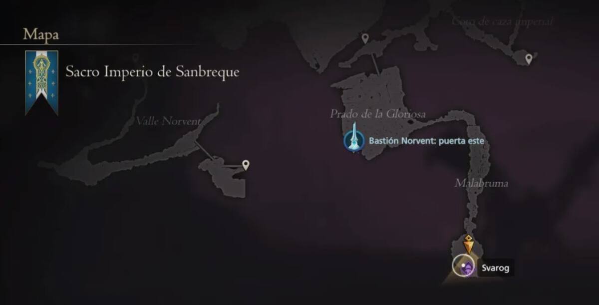 Ubicación Svarog. Créditos: Square Enix.