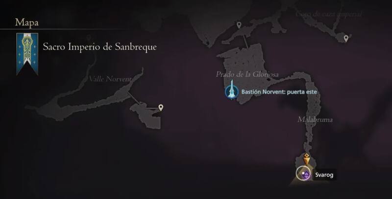 Ubicación Svarog. Créditos: Square Enix.