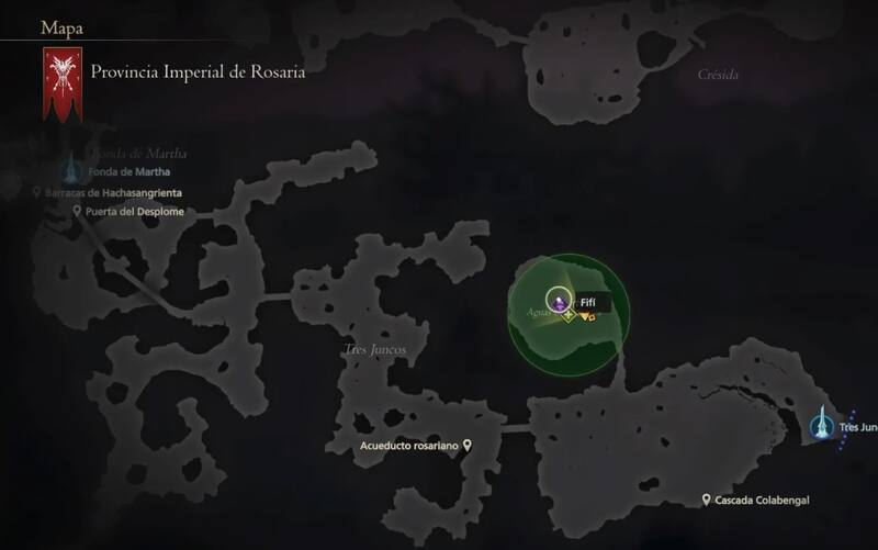 Ubicación Fifí. Créditos: Square Enix.