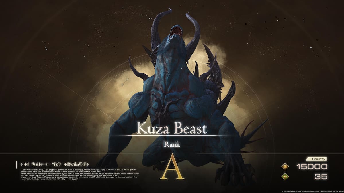 Bestia de Kuza. Créditos: Square Enix.