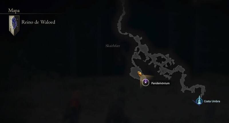Ubicación Pandemónium. Créditos: Square Enix.