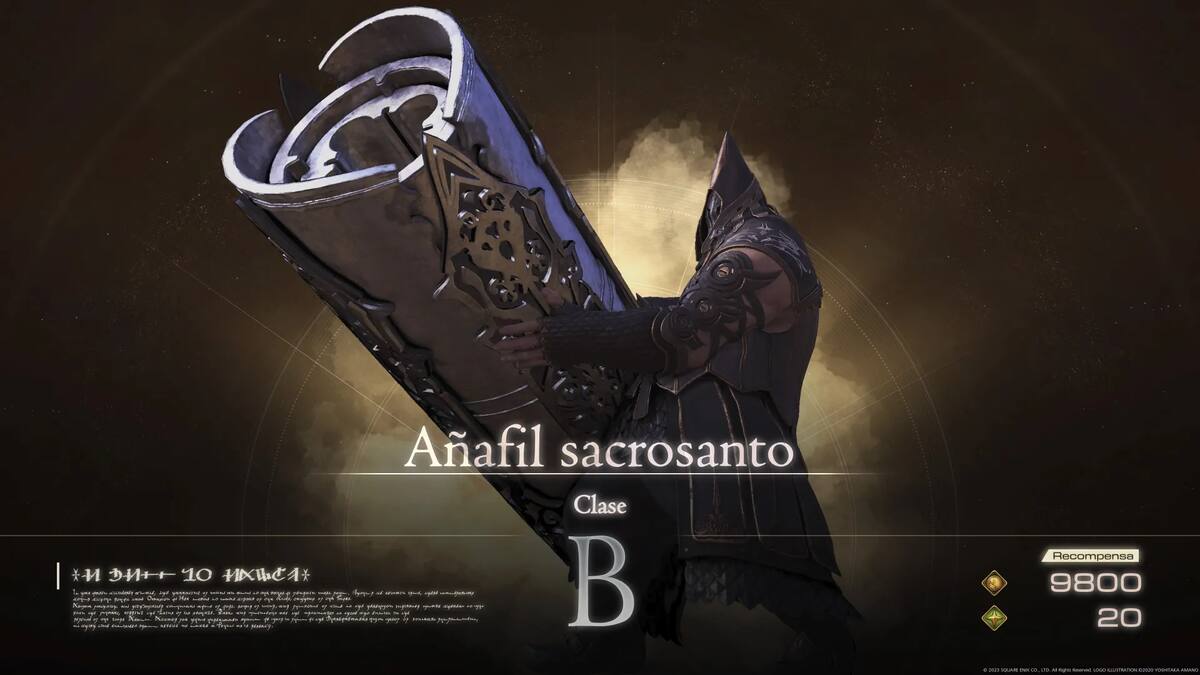 Añafil sacrosanto. Créditos: Square Enix.