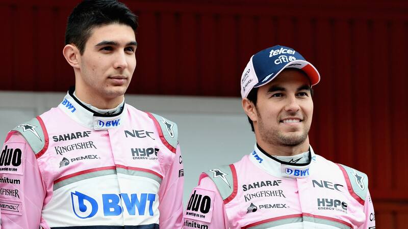 Checo Pérez y Esteban Ocon fueron compañeros en Foce India. (F1)