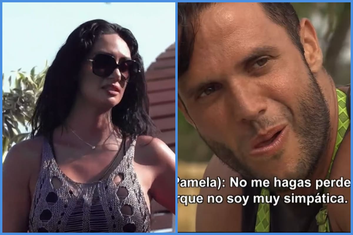 Fabio Agostini se desubicó con Pamela Díaz