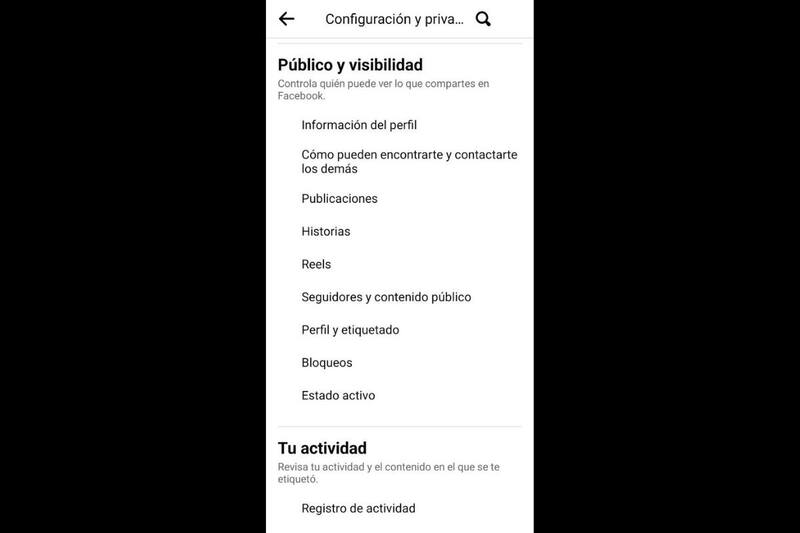 Podrás modificar la privacidad de todas estas opciones para proteger tu perfil de Facebook.