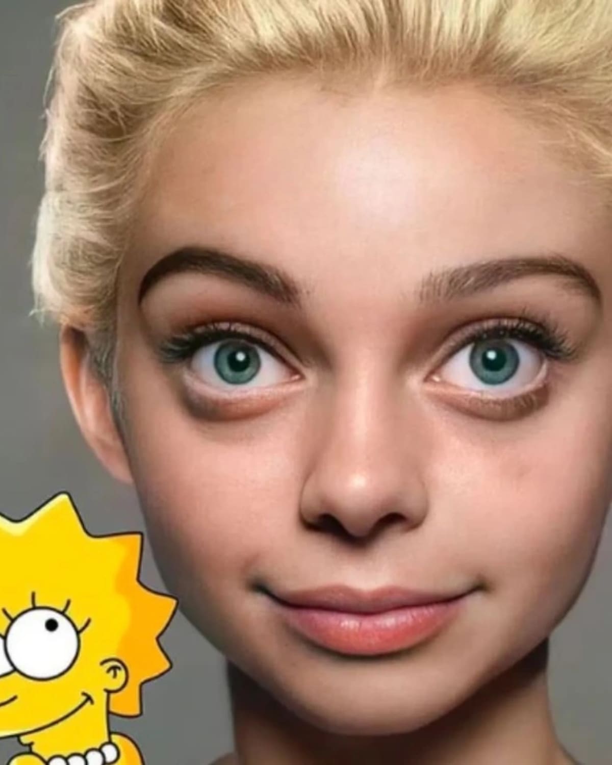 Conoce cómo se vería la familia Simpson con inteligencia artificial.