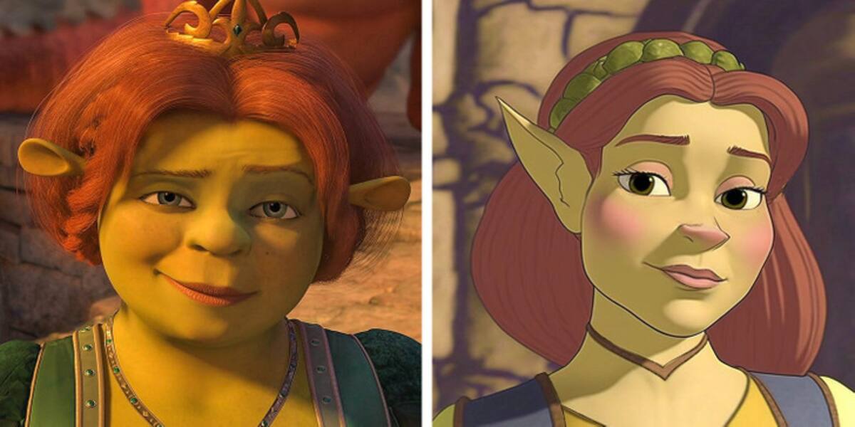 Así es como luciría en estilo de animación de las clásicas princesas.