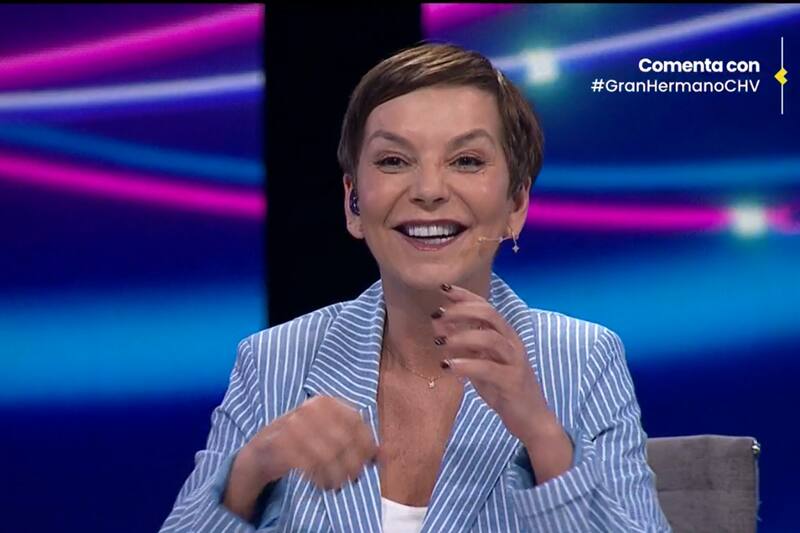 Fran García-Huidobro en el panel de "Gran Hermano" Chile.