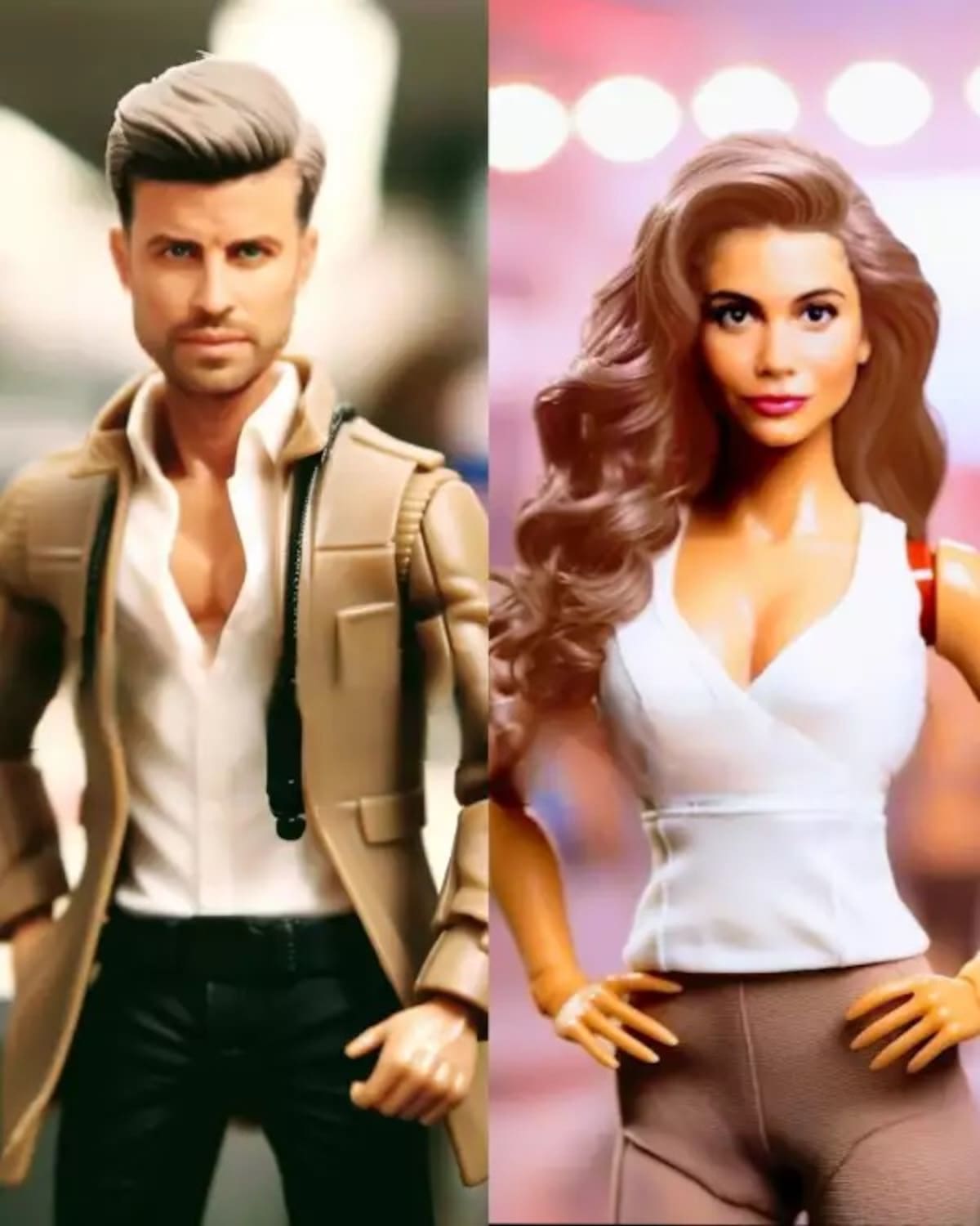 así luce la pareja en el mundo de Barbie