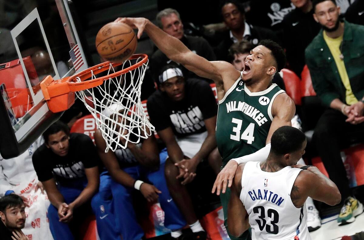 Giannis Antetoukoumpo lidera Bucks a racha histórica en temporada 2022-2023 de NBA