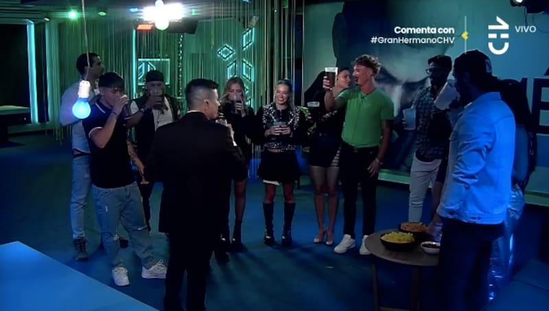 Américo en "Gran Hermano" Chile. Foto: CHV.