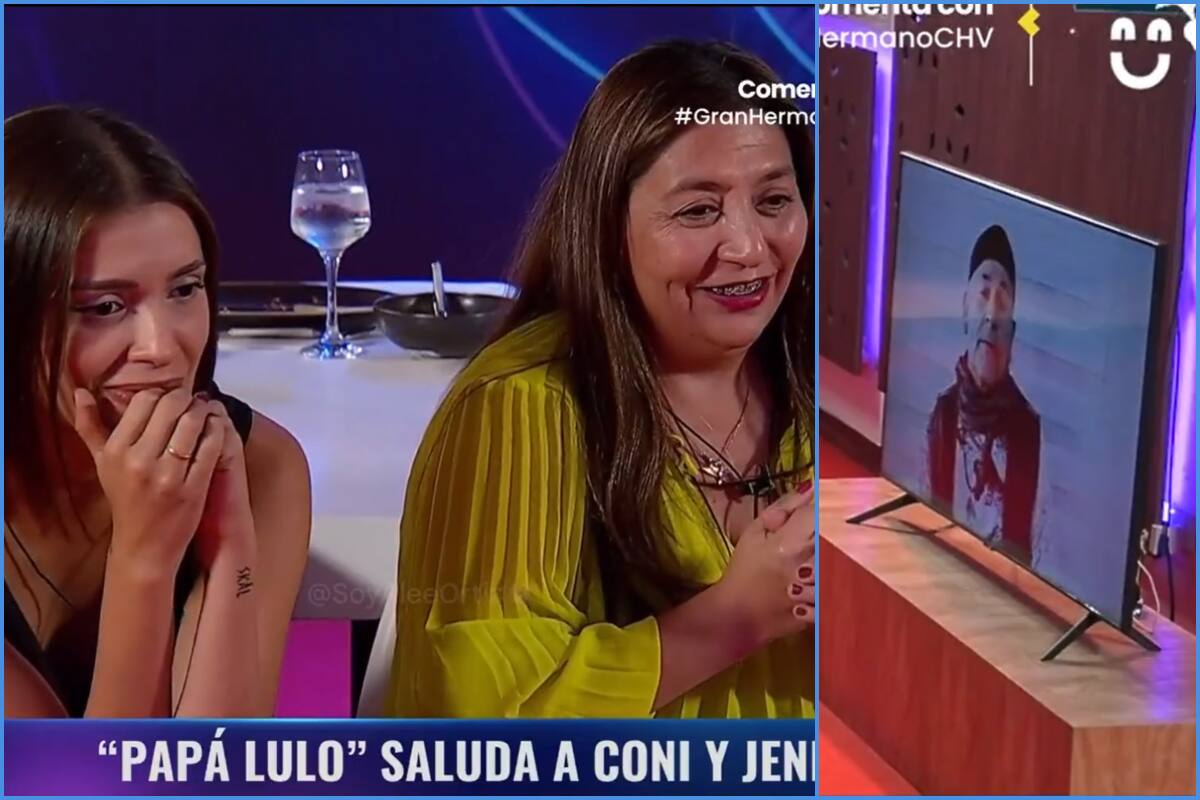 Constanza y Jennifer emocionadas por el saludo de Francisco en "Gran Hermano" Chile.