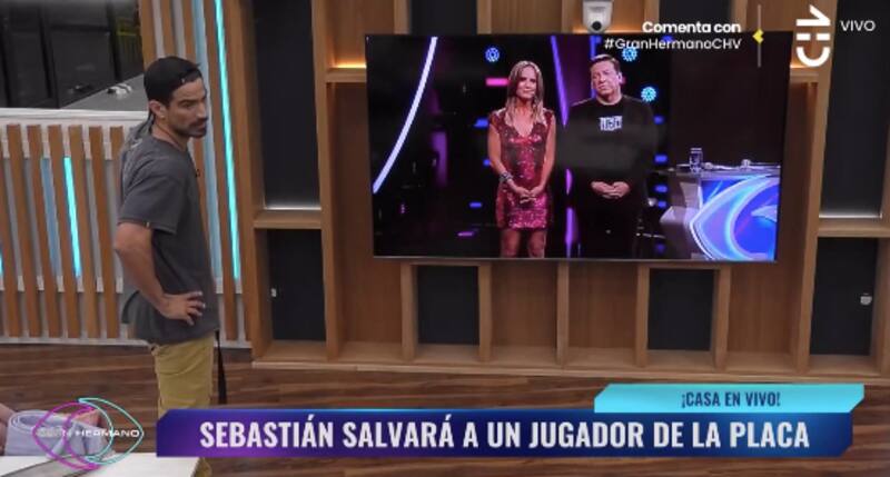 Sebastián Ramírez tuvo que salvar a uno de sus compañeros de la placa de eliminación. Foto: CHV.