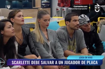 “Me hace ser mejor cada día”: Scarlette Gálvez salvó de la placa de eliminación a uno de sus compañeros en “Gran Hermano” Chile