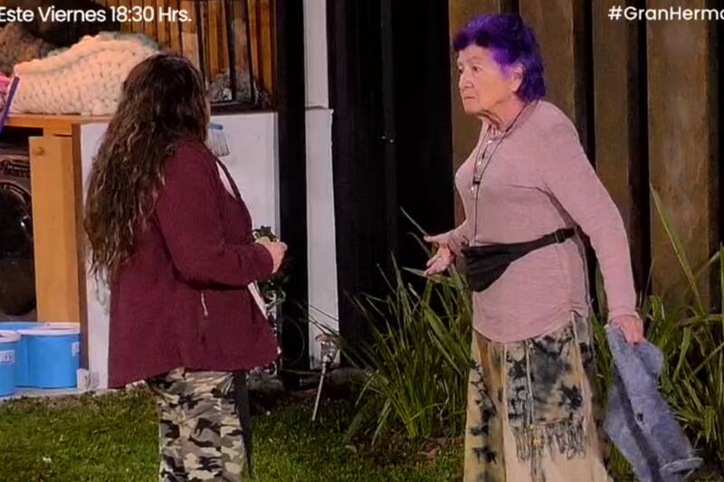 Jennifer Galvarini y Mónica Ramos discutiendo en "Gran Hermano" Chile