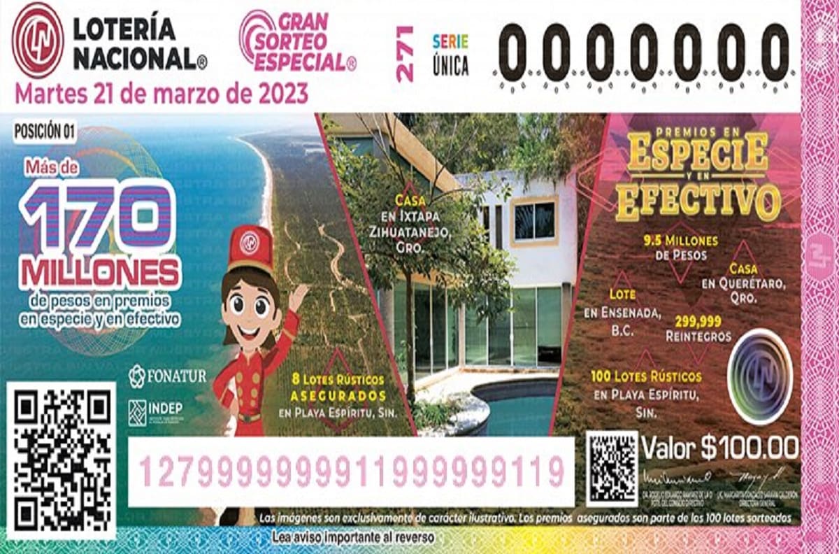 Gran Sorteo Especial No. 271: Estos son los resultados del 21 de marzo