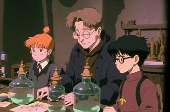 Inteligencia Artificial recrea a personajes de Harry Potter al estilo de Studio Ghibli, este fue el resultado